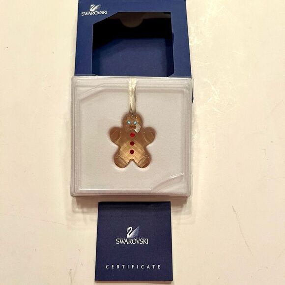 SWAROVSKI Gingerbread Man Crystal Ornament - Picture 3 of 7